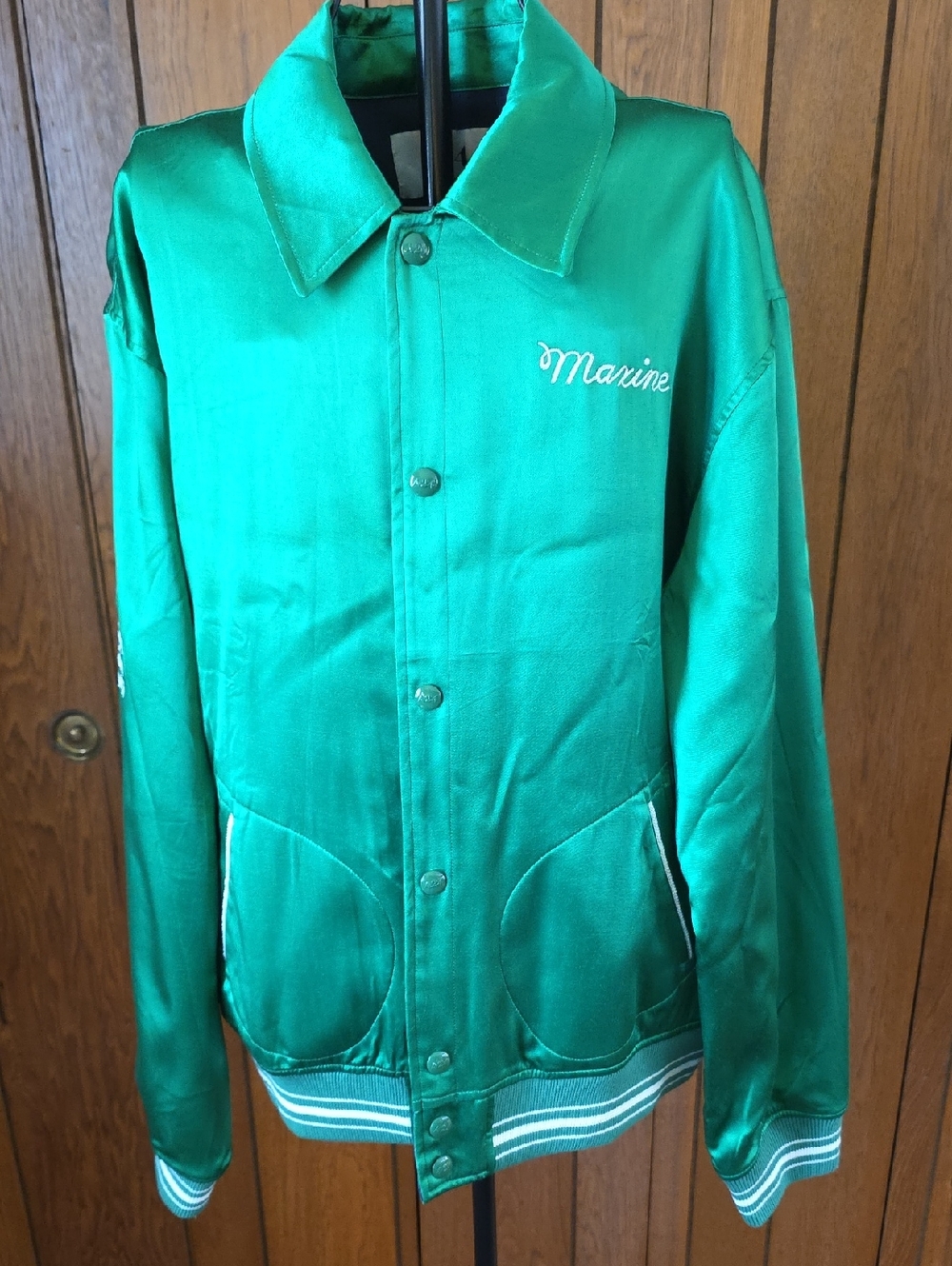 A24 Maxine Minx varsity jacket